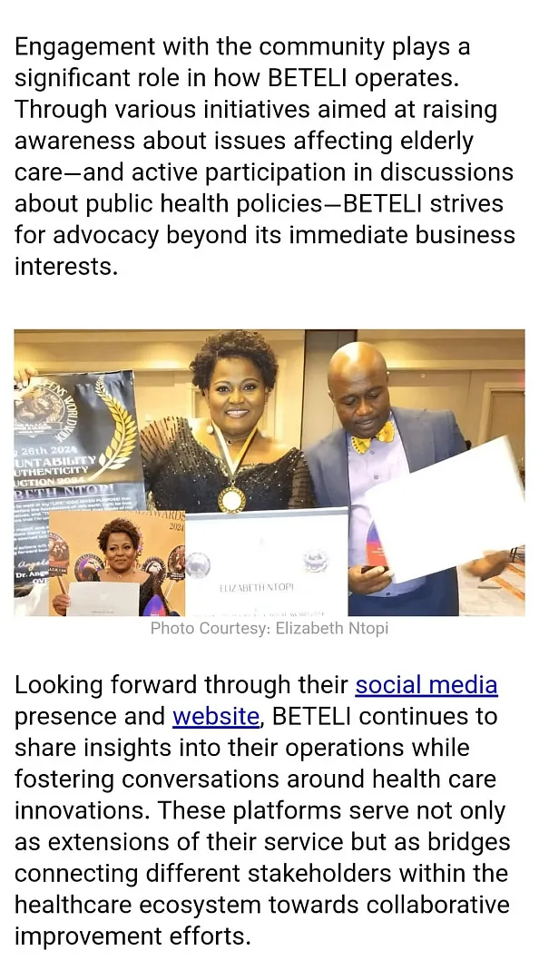 Beteli Care Services LLC Beteli Care Services LLC